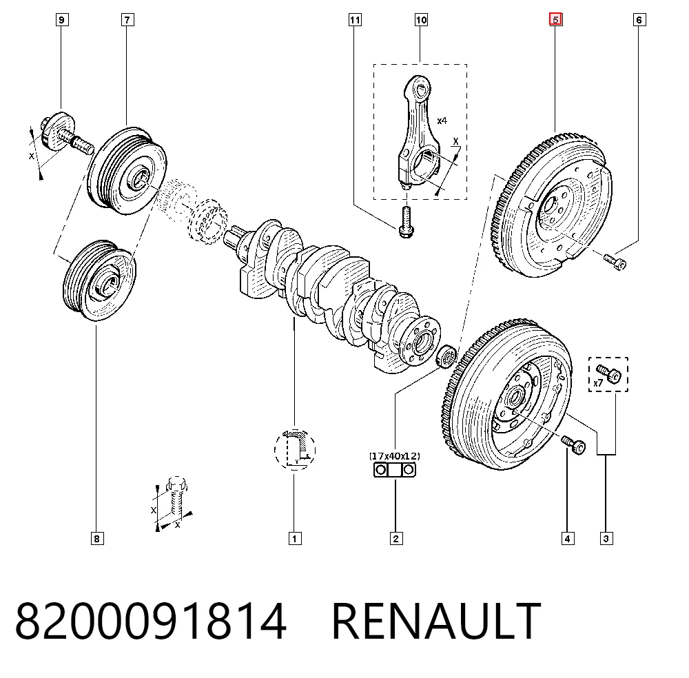 8200091814 Renault (RVI)
