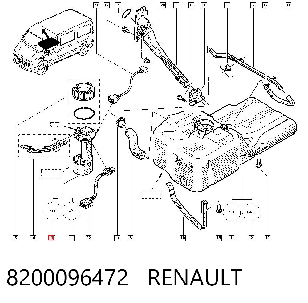 Indicador de nivel de combustible Renault Master II desde 81,31 €