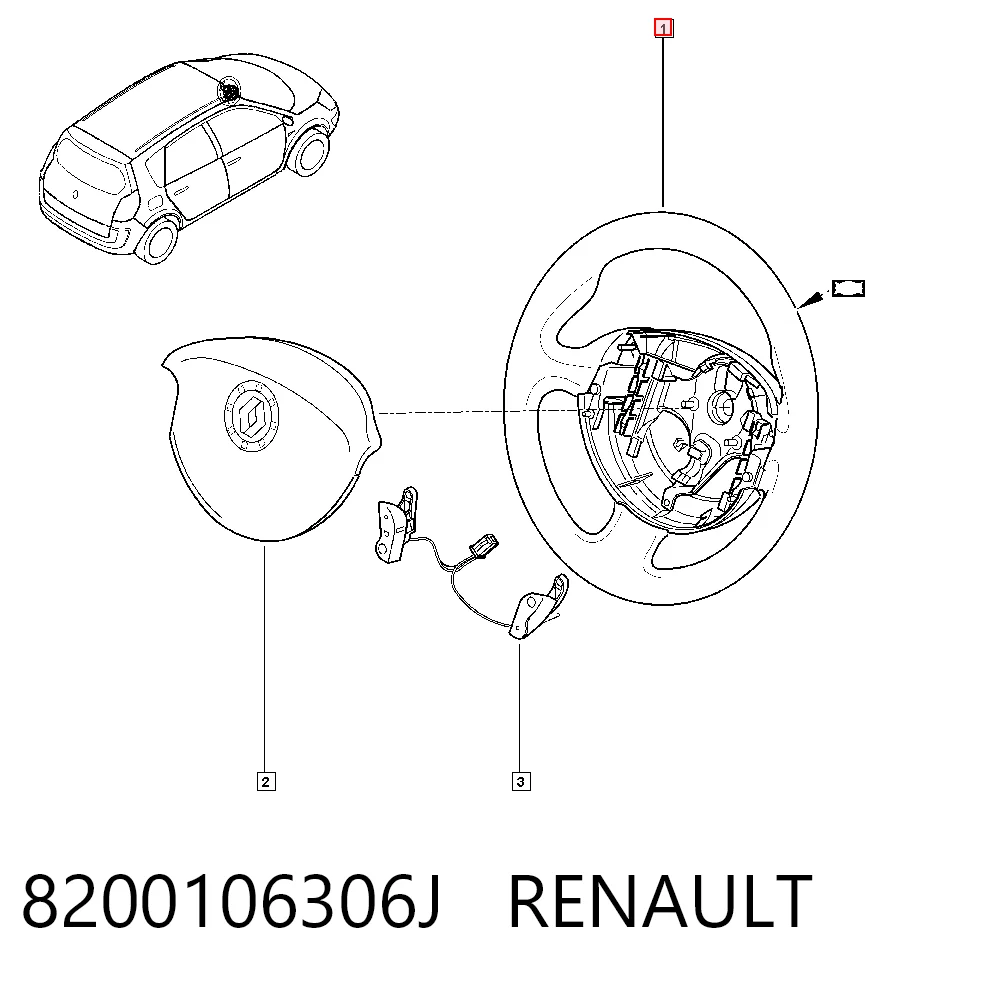 Comprar Volante Renault Scenic GRAND II JM0, JM1