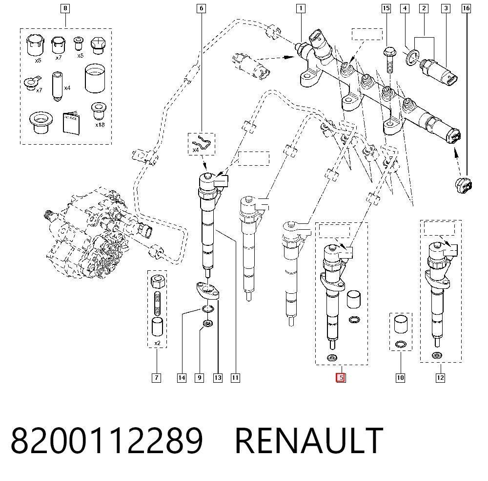 Inyectores VAG 8200112289 precio, desde 137,49 EUR