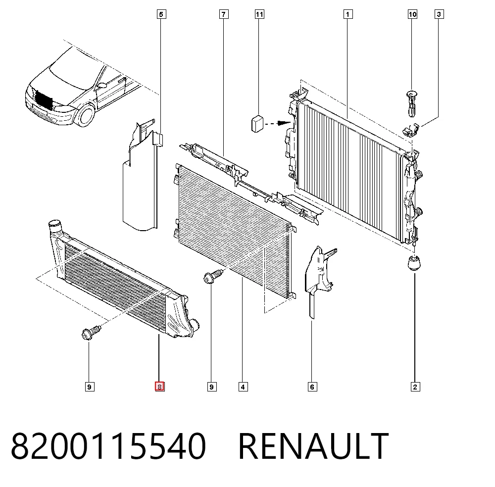 8200115540 Renault (RVI)