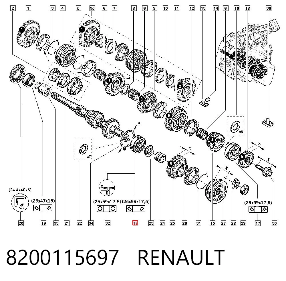 8200115697 Renault (RVI)