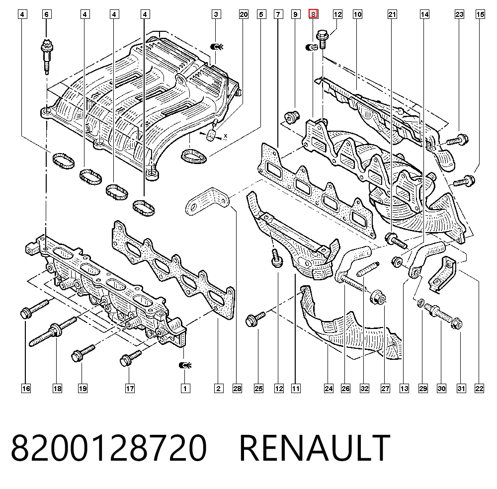 Comprar Colector de escape Renault Espace III JE a bajo precio