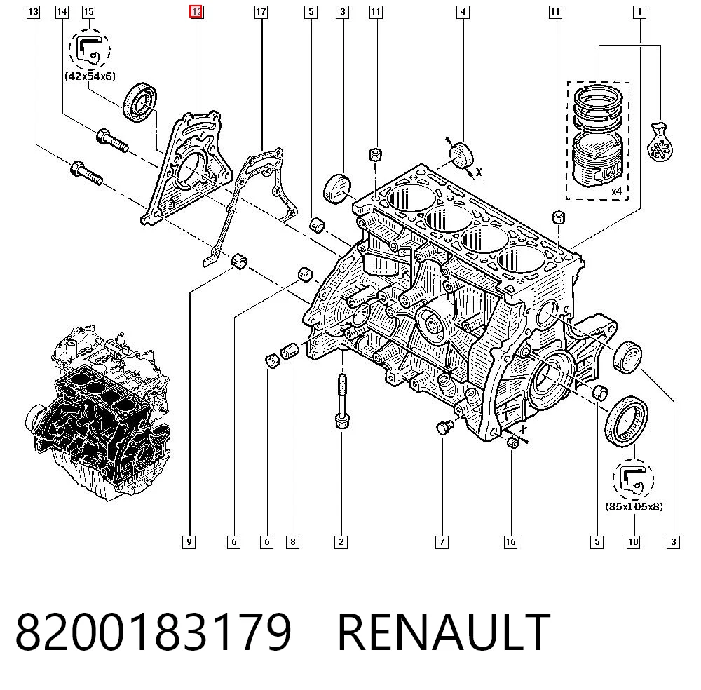 8200183179 Renault (RVI)