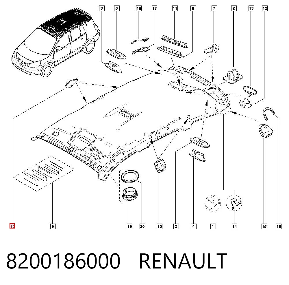 8200186000 RENAULT