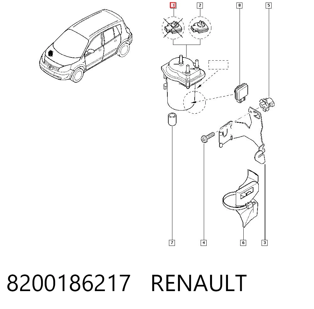 8200186217 Renault (RVI)