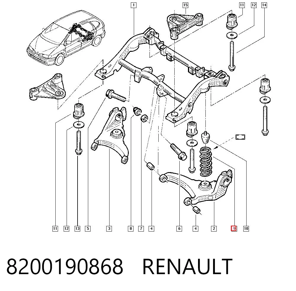 Muelle 601196D Maxgear