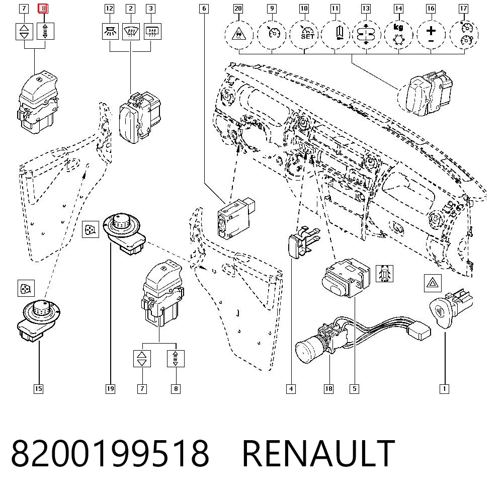 8200199518 Renault (RVI)