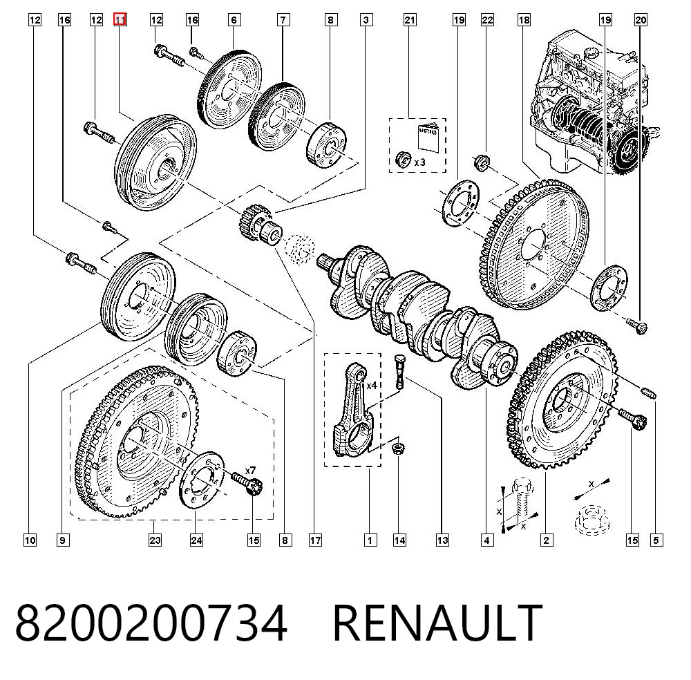 8200200734 RENAULT