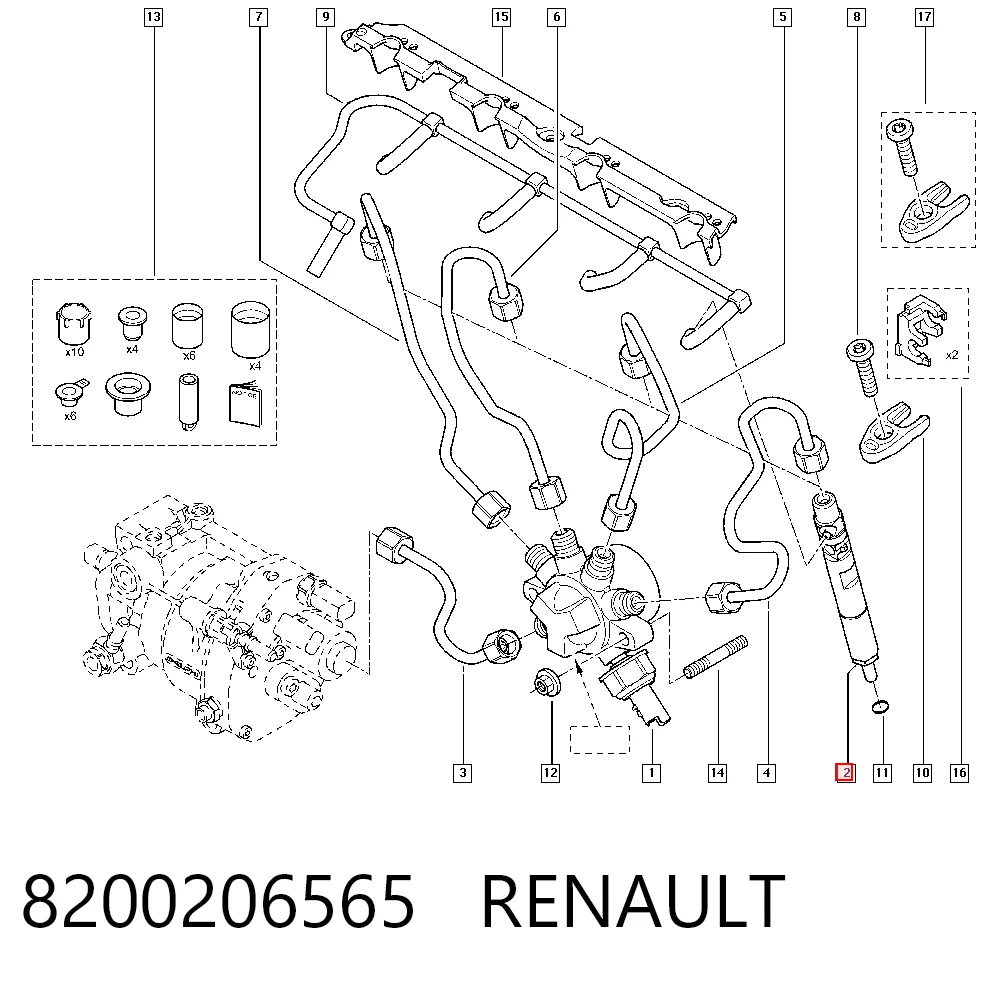 Comprar 8200567290 VAG Inyector