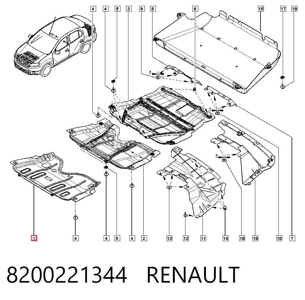 Comprar Protección motor / empotramiento Dacia Logan I LS