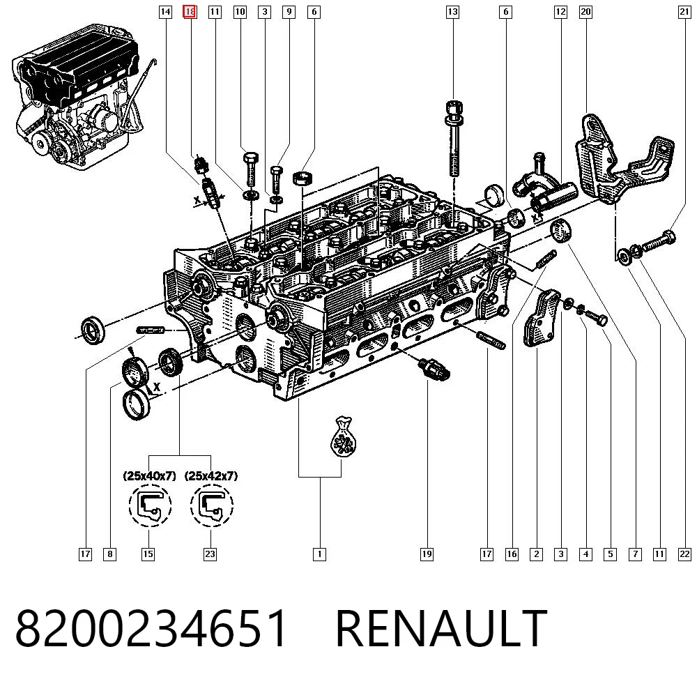 8200234651 Renault (RVI)
