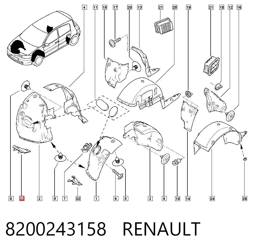 8200243158 Renault (RVI)