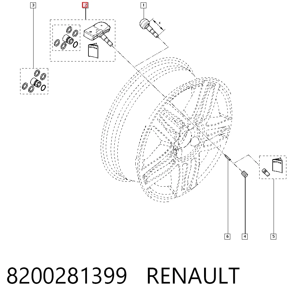 Comprar Sensor de presión de neumáticos Renault Scenic II JM0, JM1