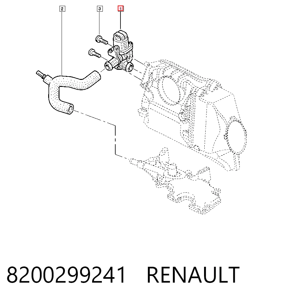 8200299241 Renault (RVI) Regulador de ralentí