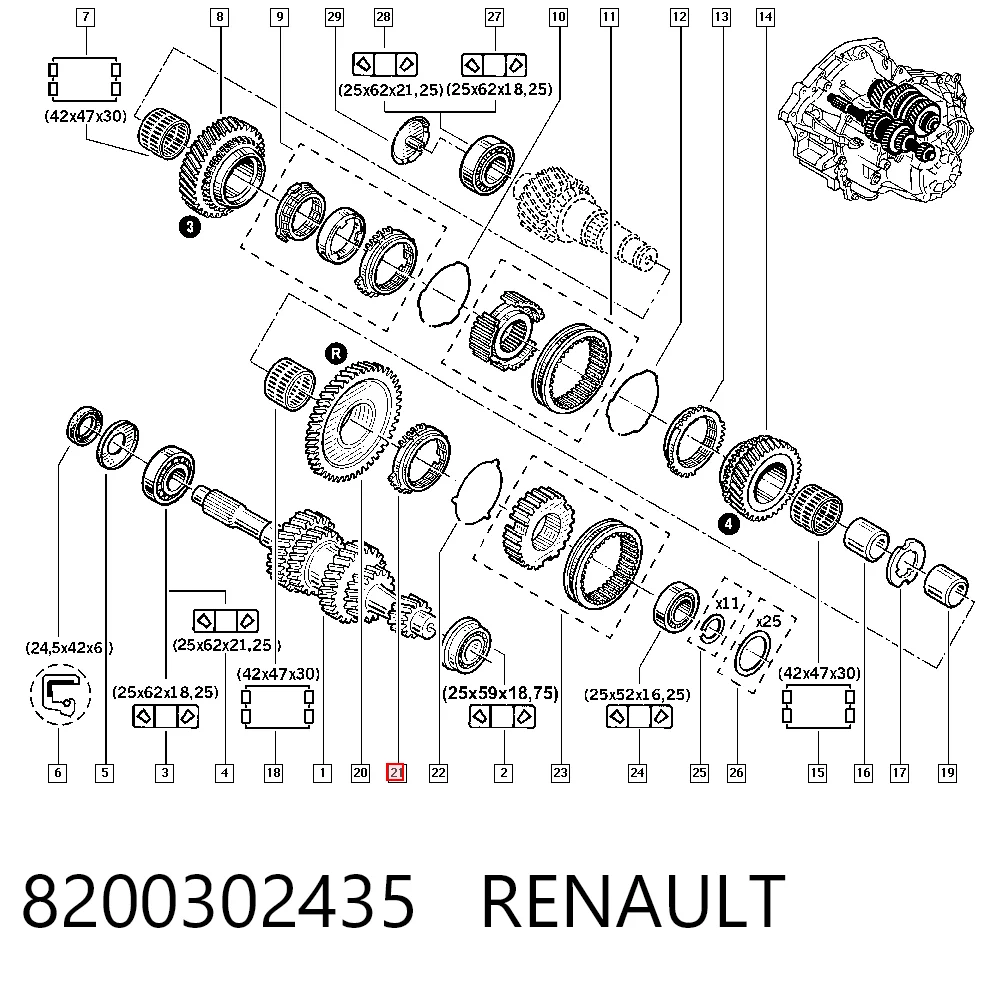 8200302435 Renault (RVI)