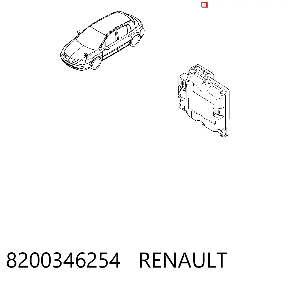 Comprar Unidad de control del motor (ECU) Renault Laguna II BG0, BG1 a bajo precio
