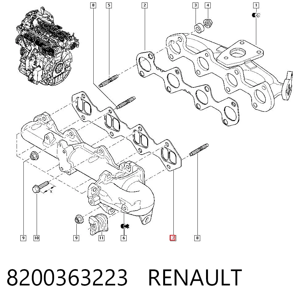 8200363223 Renault (RVI)
