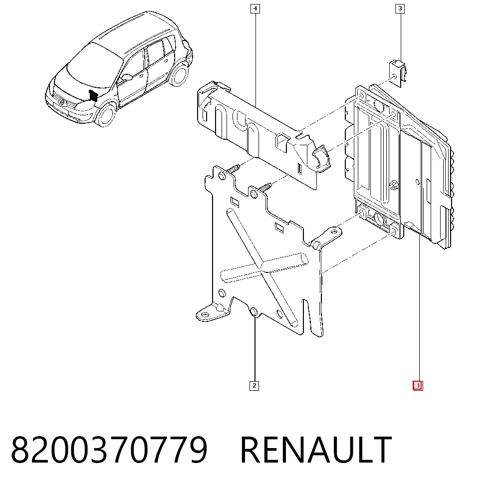 ECU 8200310863 VAG