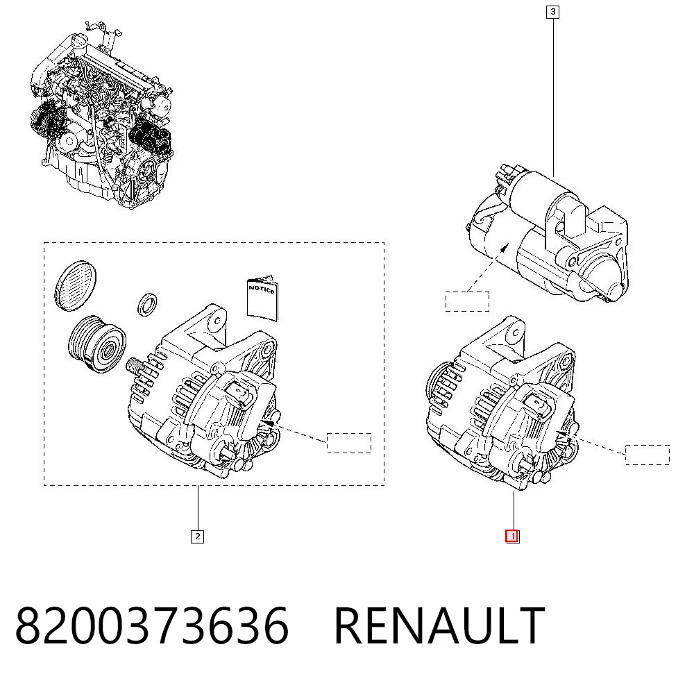 8200373636 Renault (RVI)