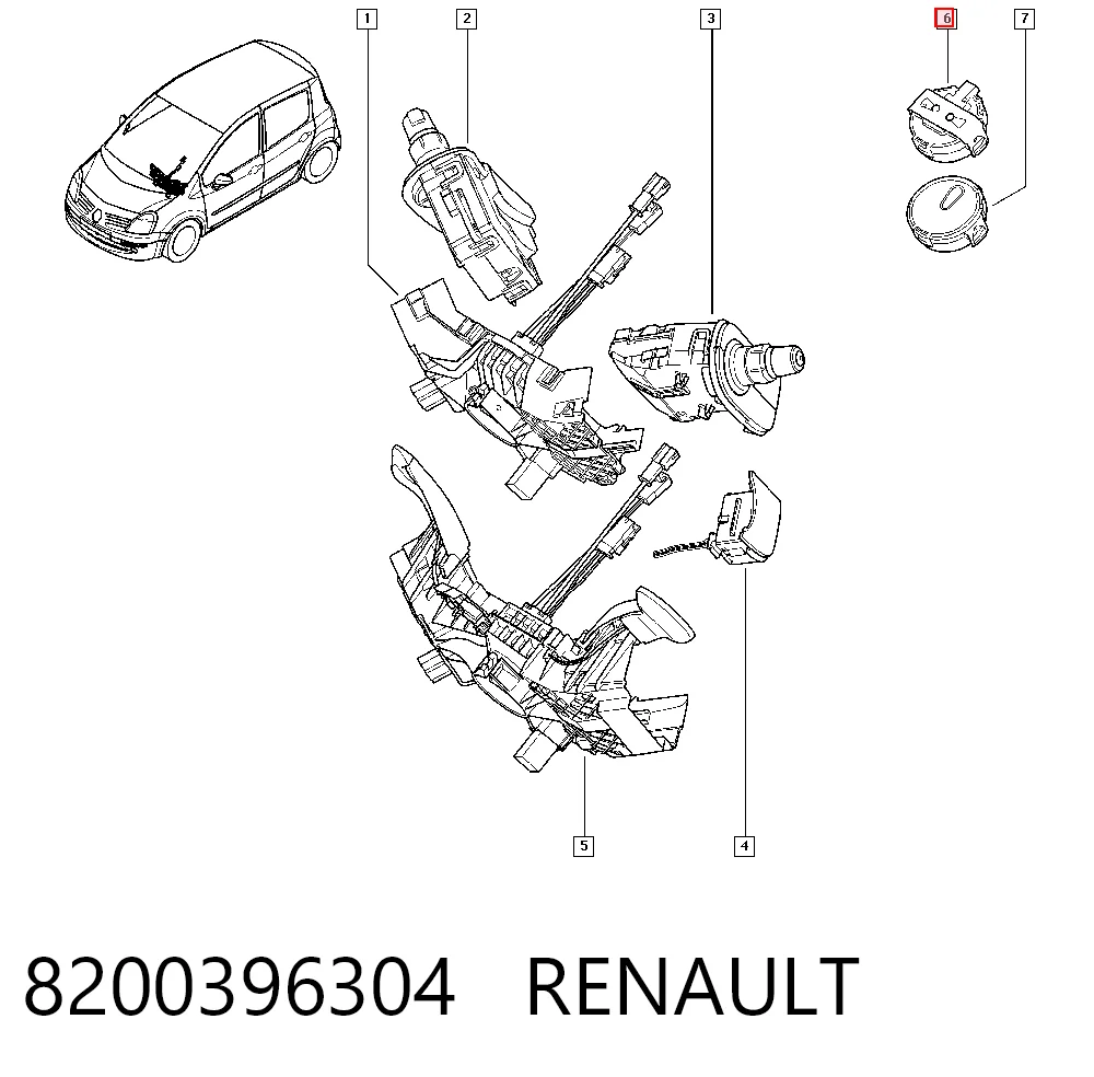 Sensor de lluvia para Renault Megane II LM0, LM1