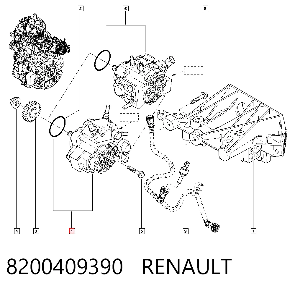 Bomba de inyección Renault Scenic III (2009-2016)