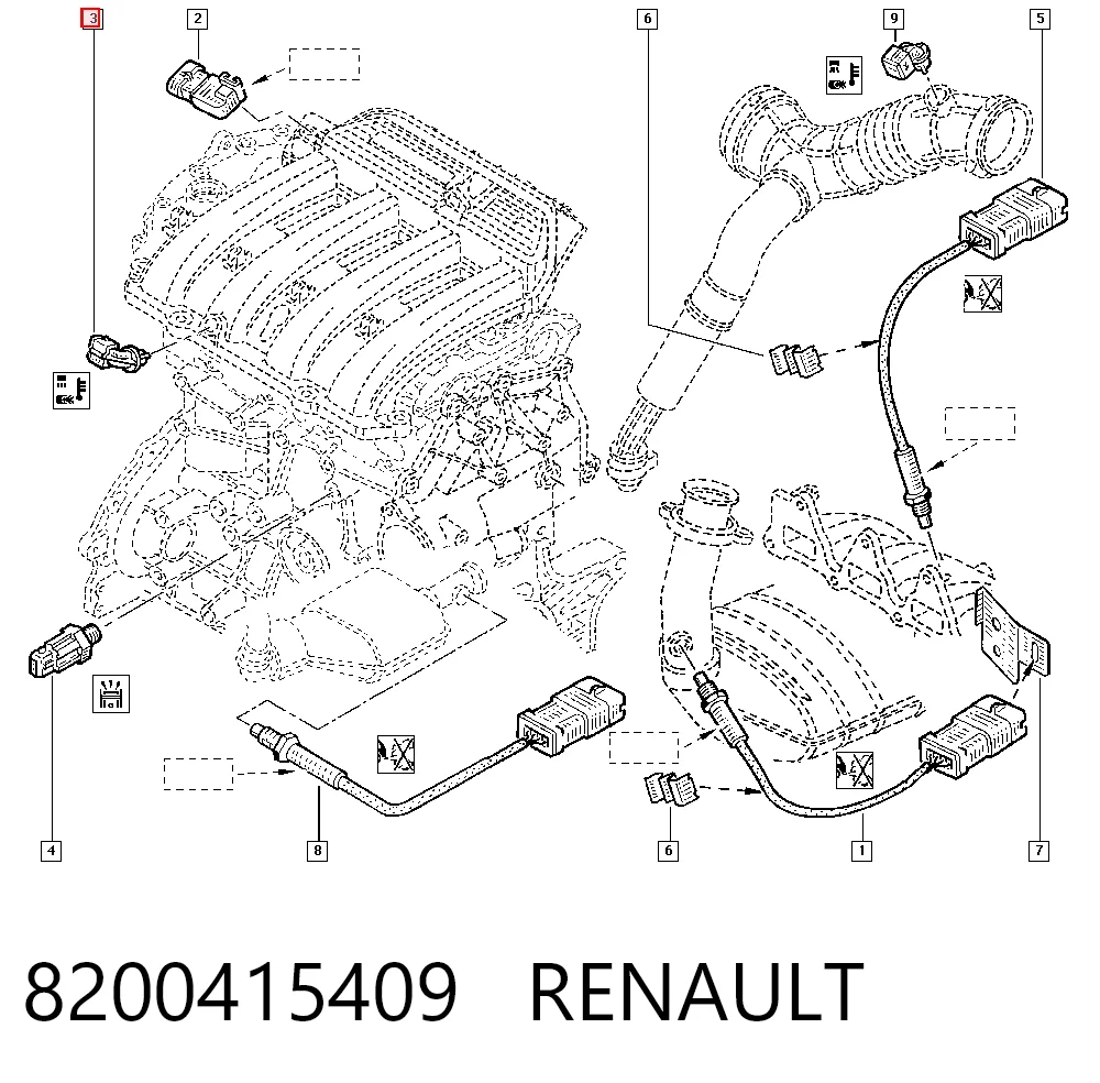 Comprar Sensor de temperatura de mezcla de aire Berlingo  M