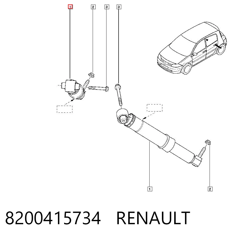 Amortiguadores posteriores Opel Insignia  (2008-2017)