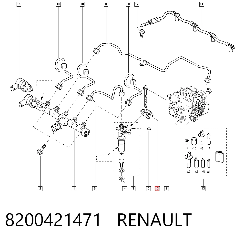 Soporte del inyector Opel 93168213 precio, desde 11,74 EUR