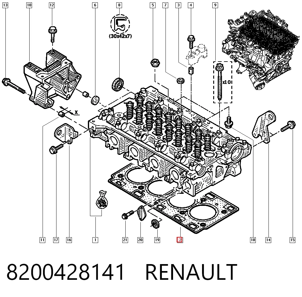Juntas de culata Renault Trafic II furgoneta (FL) (2001 - 2014) precio, desde 50,94 EUR