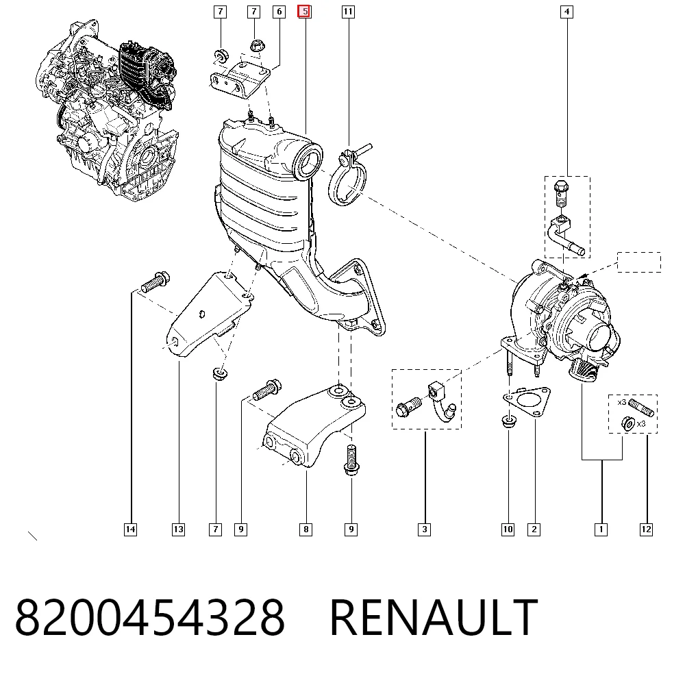 8200454328 Renault (RVI)