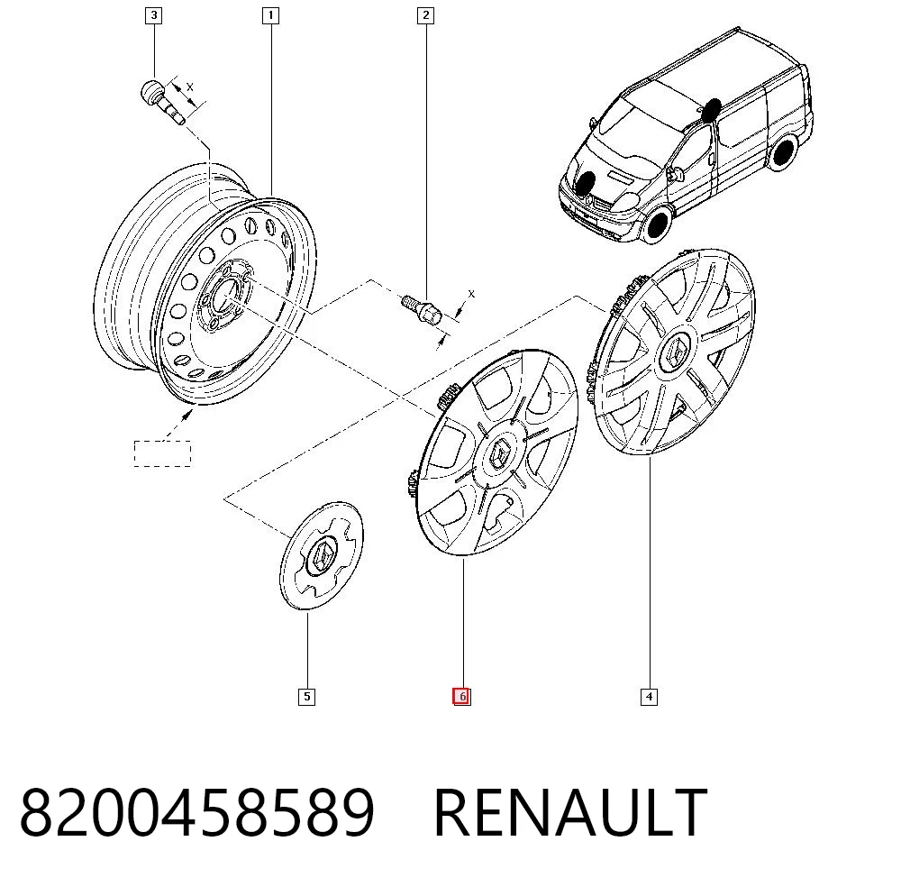 8200458589 Renault (RVI)
