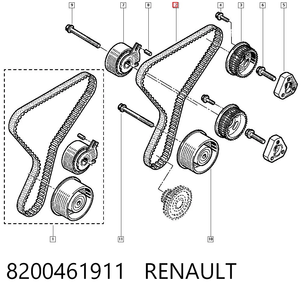 8200461911 Renault (RVI)