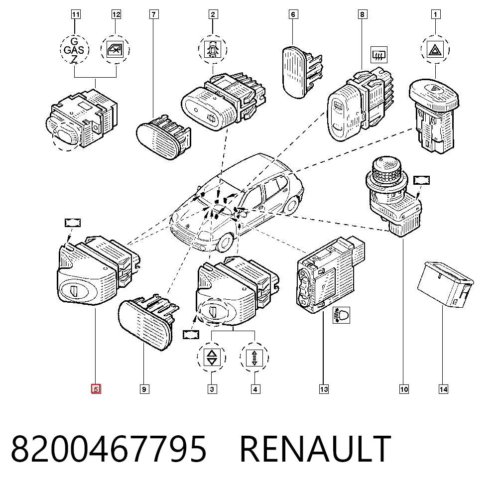 8200467795 Renault (RVI)