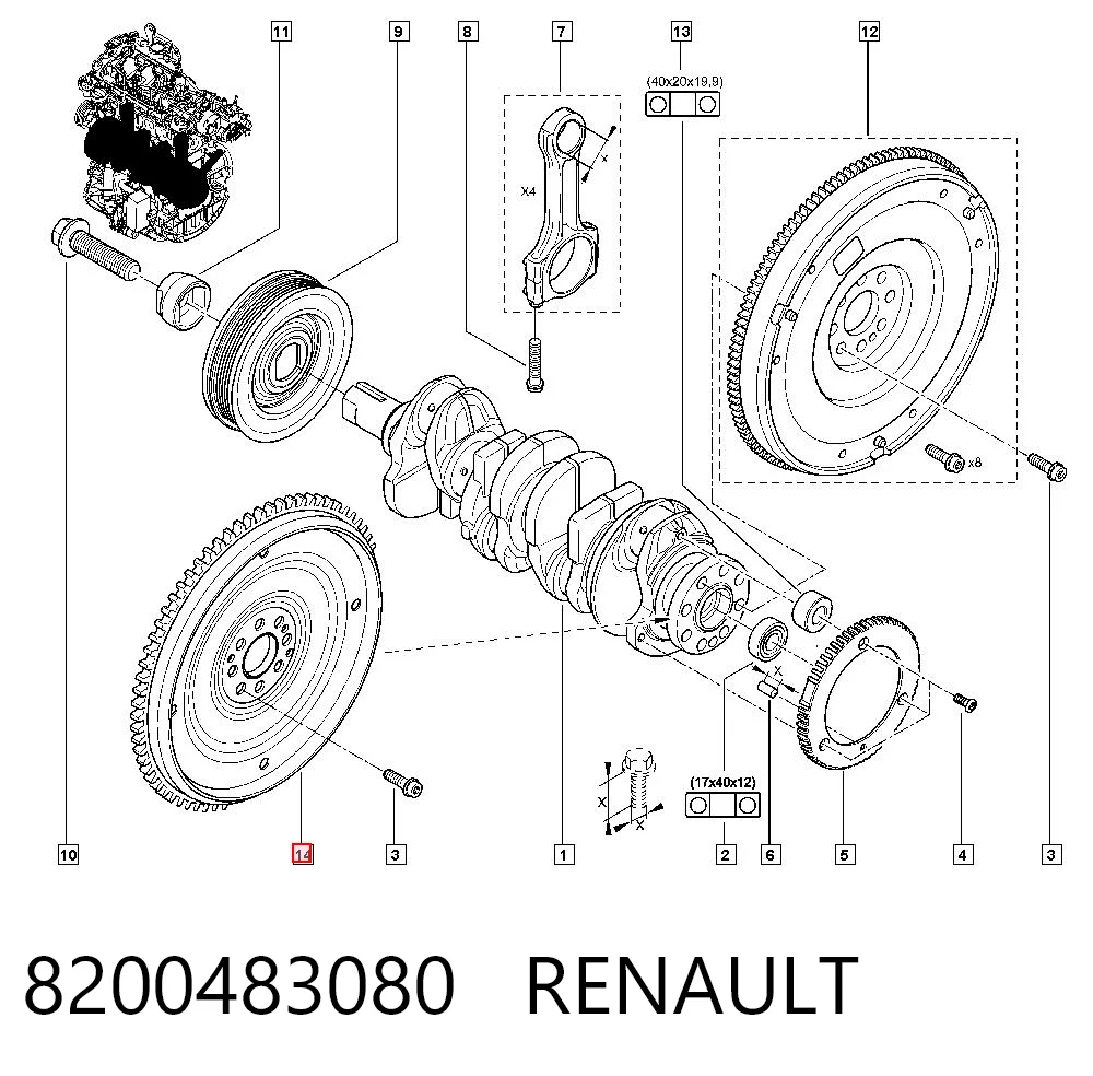 8200483080 Renault (RVI)