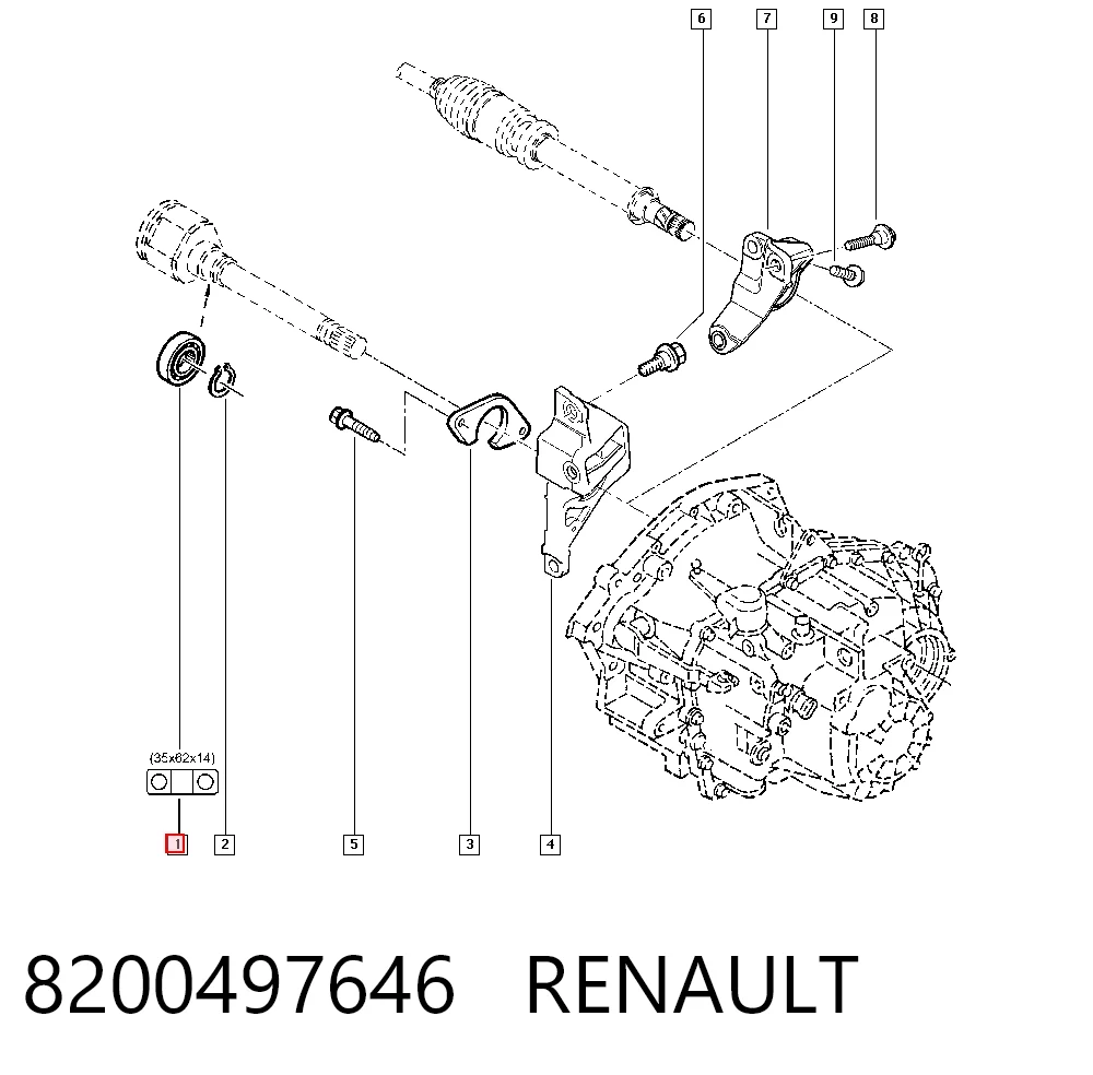 Soporte de rodamiento intermedio del semieje delantero SNR 6007 precio, desde 7,58 EUR