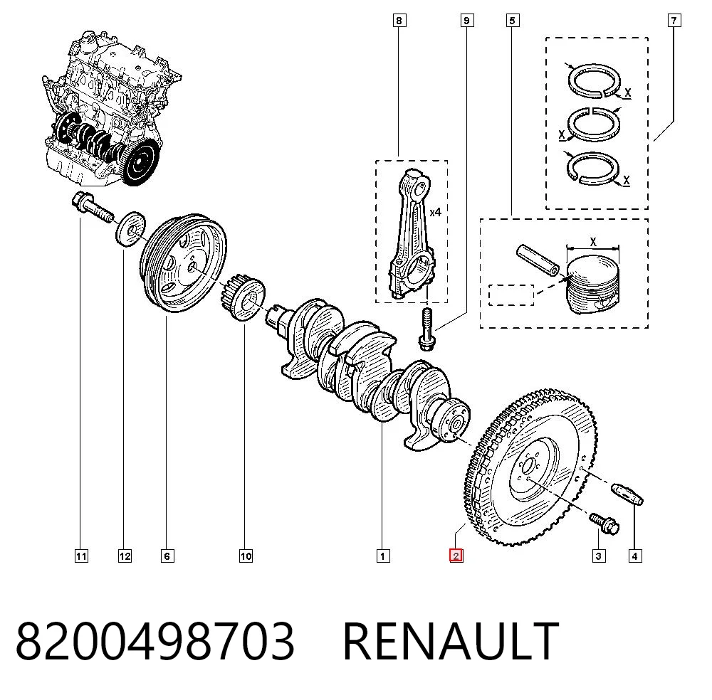 8200498703 Renault (RVI)