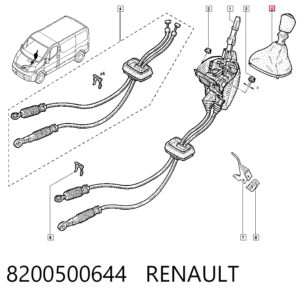 8200500644 Renault (RVI)