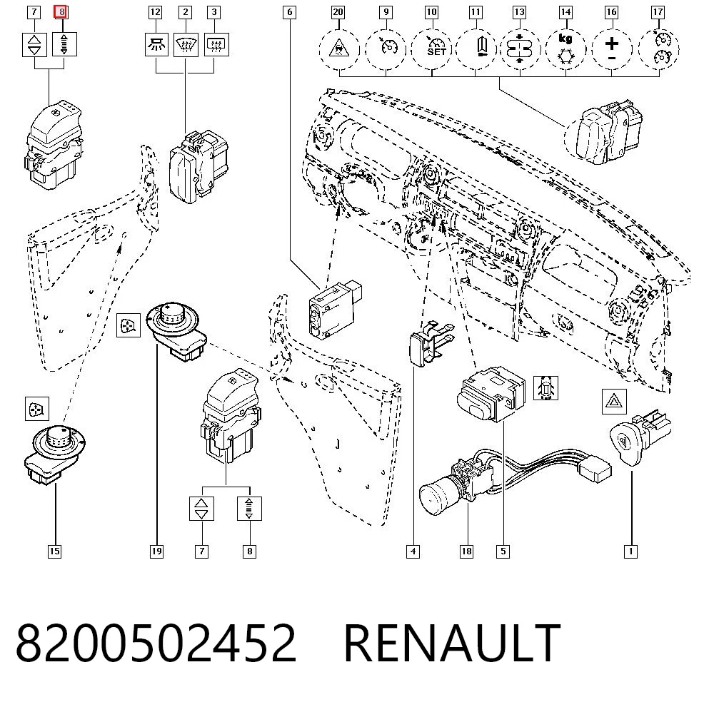 8200502452 Renault (RVI)