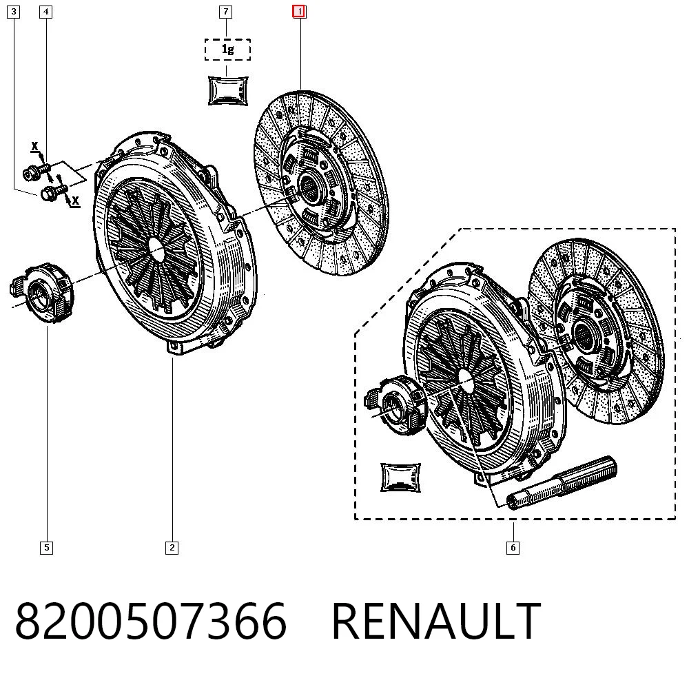 Comprar Disco de embrague Renault Clio II SB0 a bajo precio
