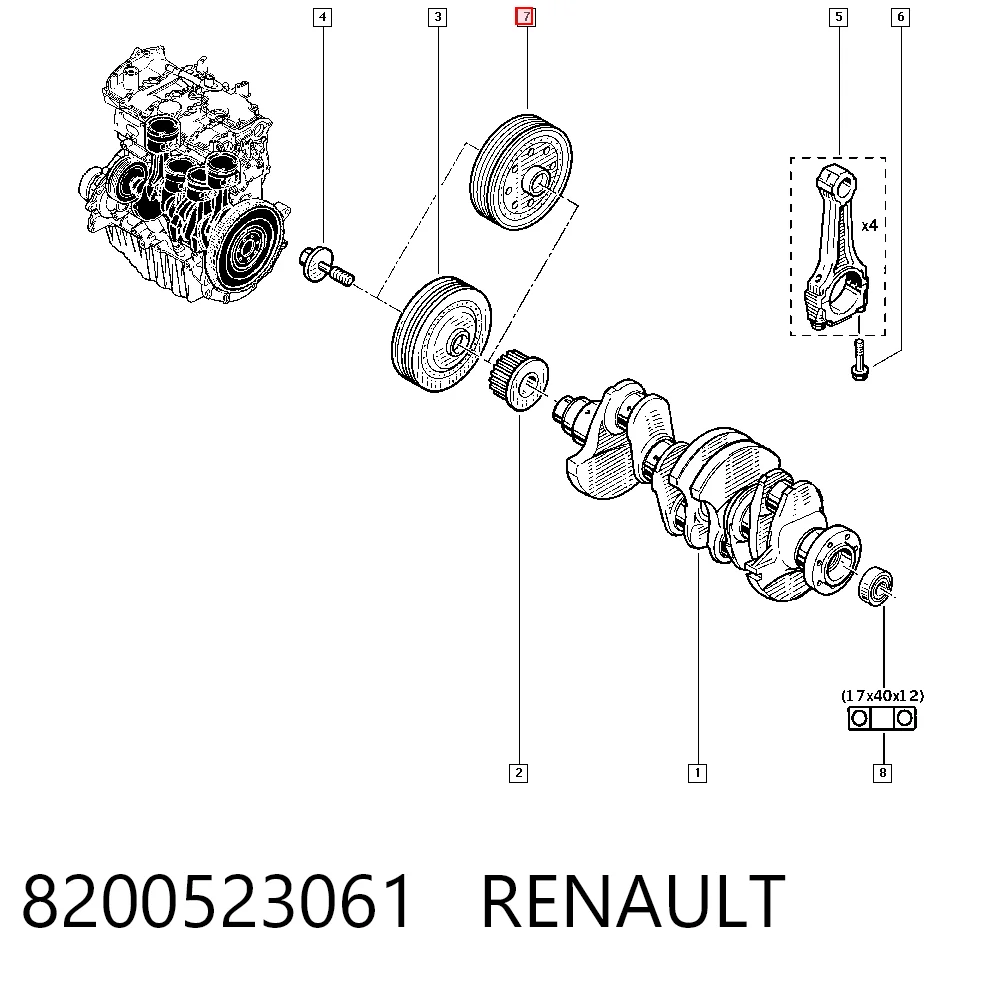 8200523061 Renault (RVI)