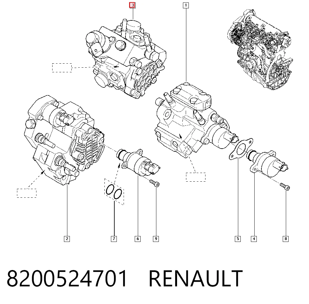 8200524701 Renault (RVI)