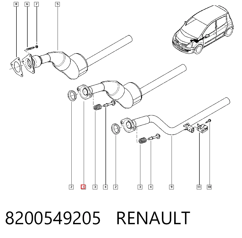 Convertidor catalítico Renault Clio III desde 214,47 €