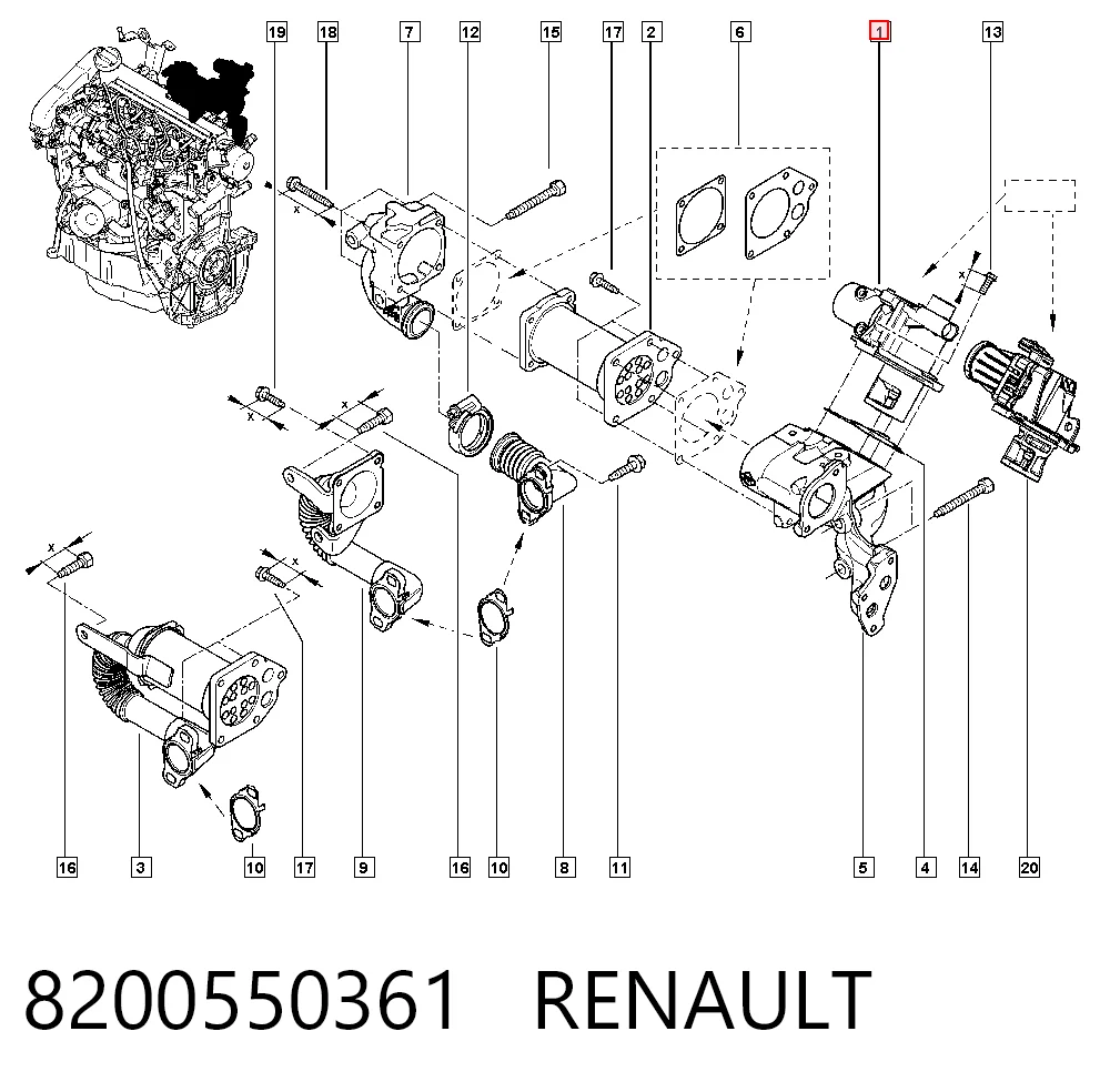 Válvula de regulación de gases Nissan Qashqai I desde 94,30 €