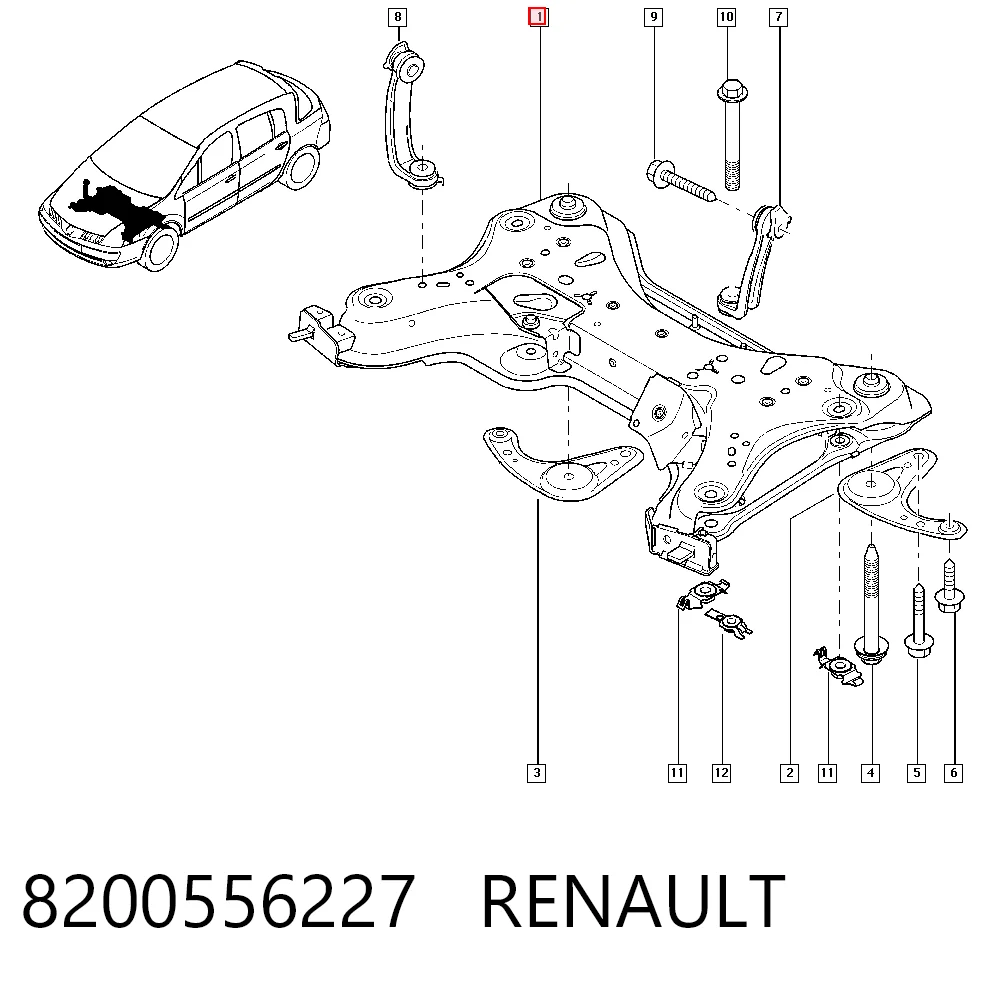 Comprar Puente delantero Renault Espace IV JK0