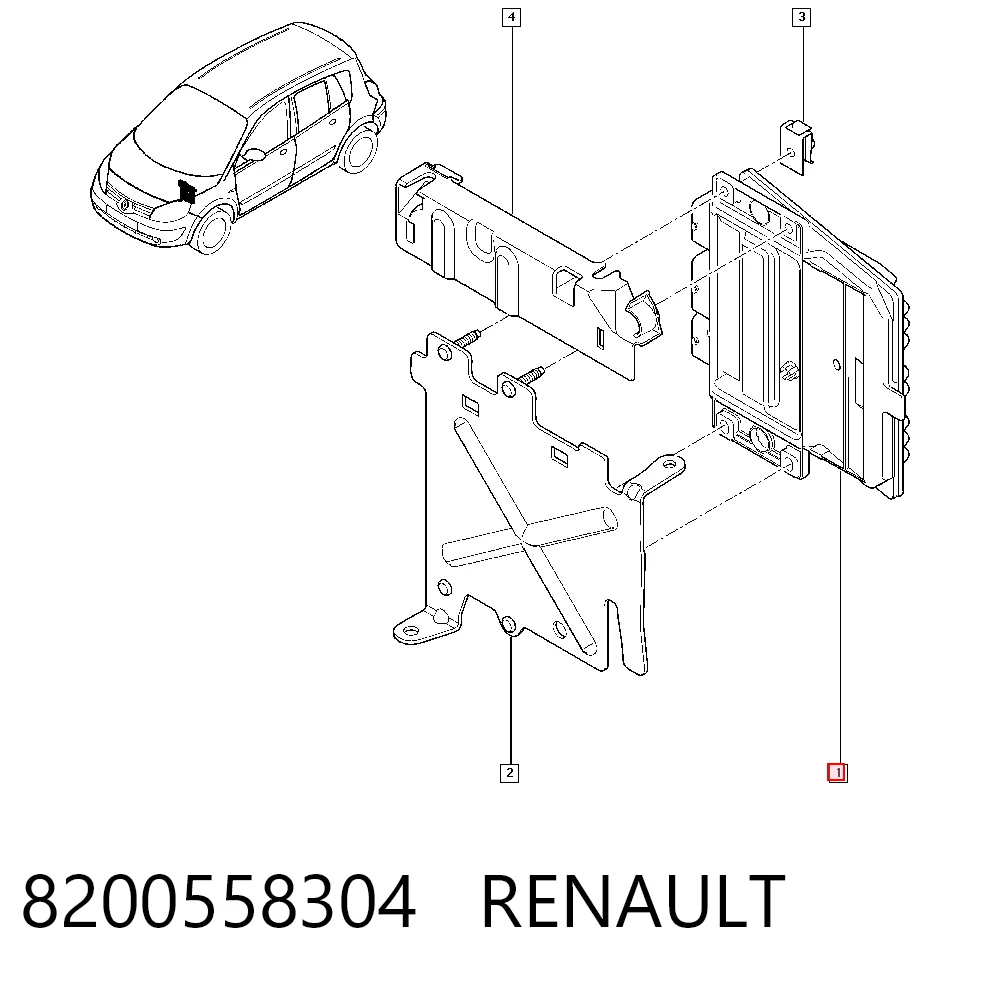Unidad de control del motor  VAG 8200310863 precio, desde 27,59 EUR