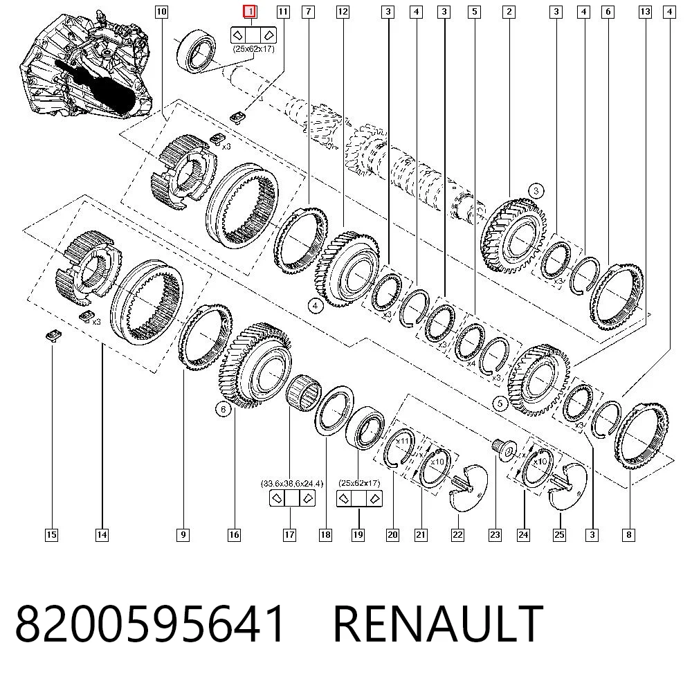 8200595641 Renault (RVI)