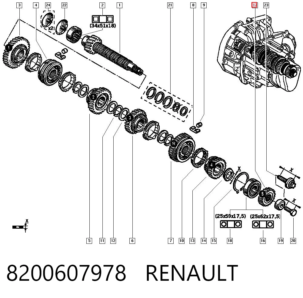 8200607978 Renault (RVI)