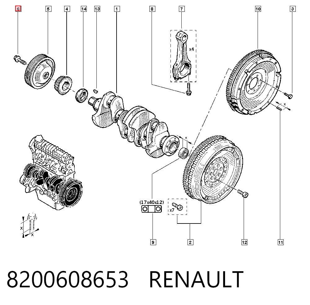 8200608653 Renault (RVI)