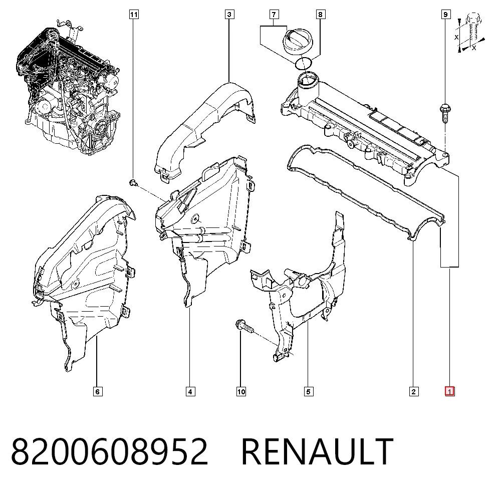 Tapa de la válvula Renault Kangoo desde 65,94 €